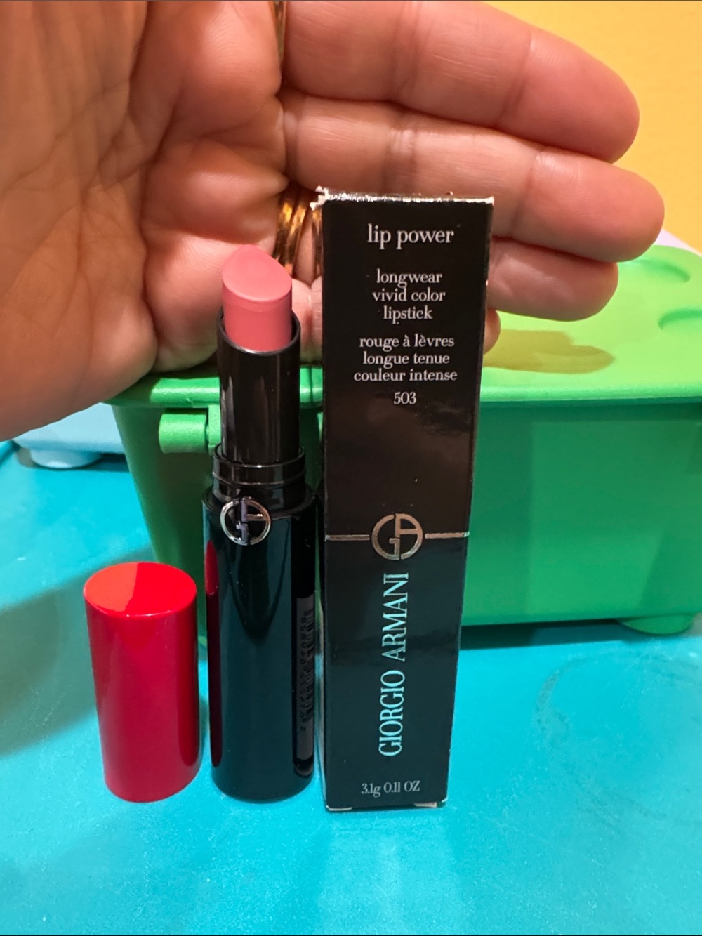 Giorgio Armani tester Longwear Lipstick - shade 503 eccentricio